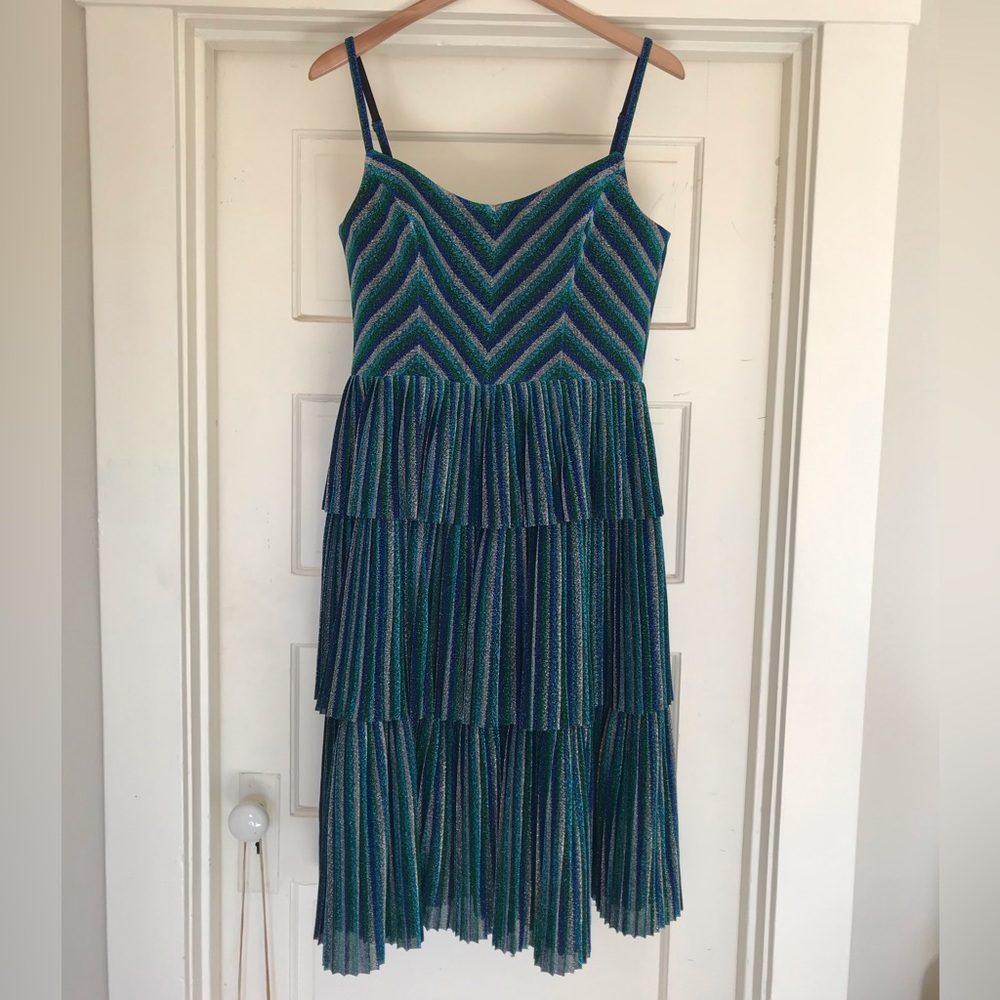 Dress the Population Electric Blue multi Kathy Dress